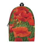 Remembrance Day Poppy Print Backpack