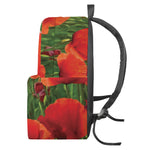 Remembrance Day Poppy Print Backpack