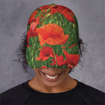 Remembrance Day Poppy Print Baseball Cap