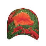Remembrance Day Poppy Print Baseball Cap