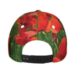 Remembrance Day Poppy Print Baseball Cap
