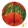 Remembrance Day Poppy Print Basketball
