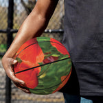 Remembrance Day Poppy Print Basketball