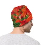 Remembrance Day Poppy Print Beanie