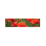 Remembrance Day Poppy Print Bed Runner