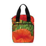 Remembrance Day Poppy Print Bible Tote Bag