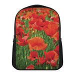 Remembrance Day Poppy Print Casual Backpack