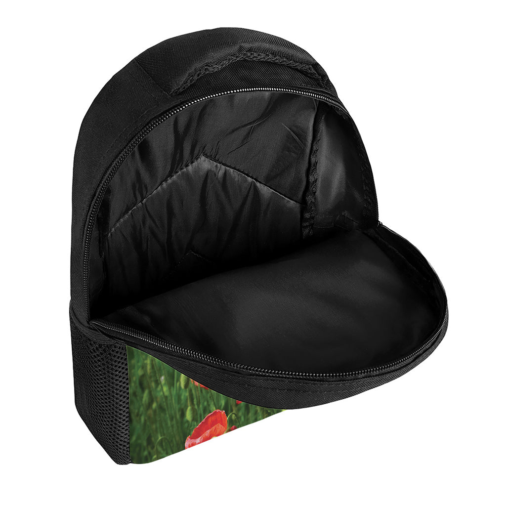 Remembrance Day Poppy Print Casual Backpack