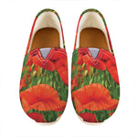 Remembrance Day Poppy Print Casual Shoes