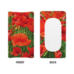 Remembrance Day Poppy Print Changing Pad Cover