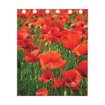 Remembrance Day Poppy Print Curtain
