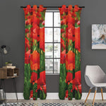 Remembrance Day Poppy Print Curtain