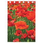 Remembrance Day Poppy Print Curtain