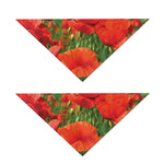Remembrance Day Poppy Print Dog Bandana