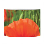 Remembrance Day Poppy Print Drum Lamp Shade