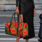 Remembrance Day Poppy Print Duffle Bag