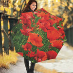 Remembrance Day Poppy Print Foldable Umbrella