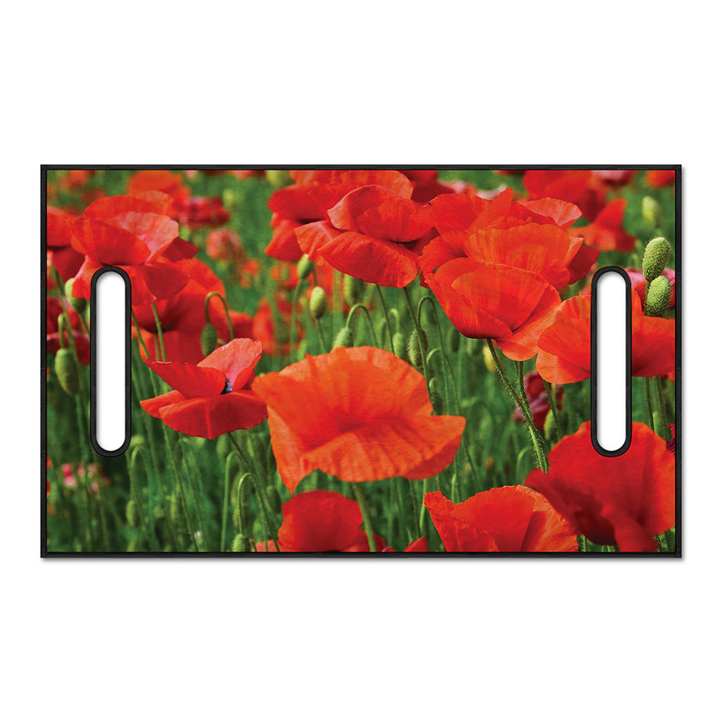 Remembrance Day Poppy Print Golf Cart Seat Cover