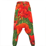 Remembrance Day Poppy Print Hammer Pants