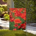 Remembrance Day Poppy Print House Flag