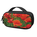 Remembrance Day Poppy Print Insulin Cooler Travel Case