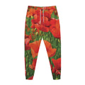 Remembrance Day Poppy Print Jogger Pants