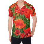 Remembrance Day Poppy Print Men's Shirt