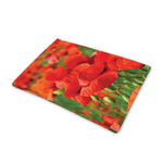 Remembrance Day Poppy Print Pet Cooling Mat Cover