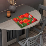 Remembrance Day Poppy Print Placemat