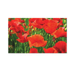 Remembrance Day Poppy Print Polyester Flag