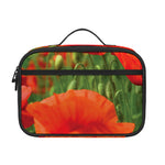 Remembrance Day Poppy Print Portable Lunch Bag