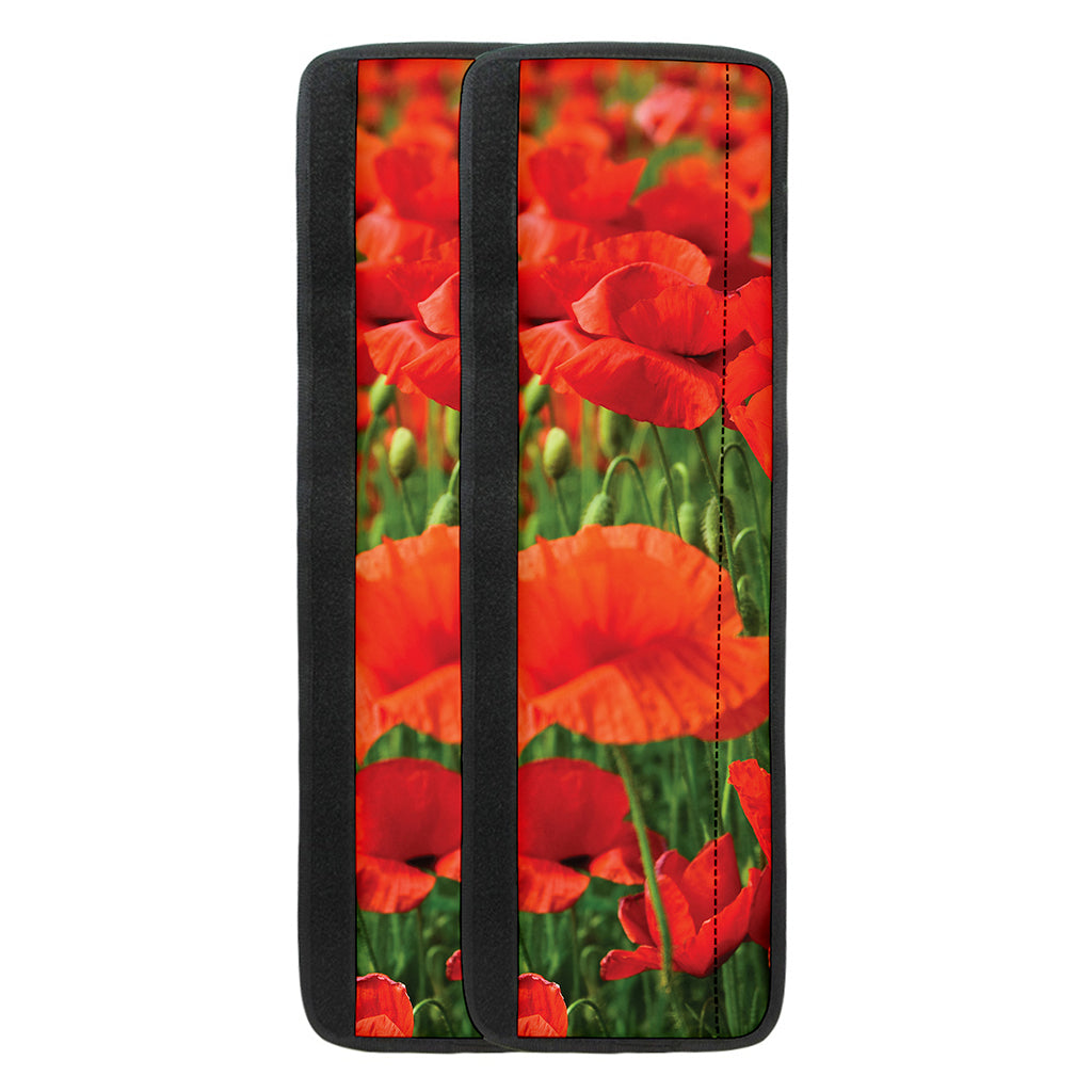 Remembrance Day Poppy Print Refrigerator Handle Covers