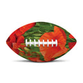 Remembrance Day Poppy Print Rugby Ball