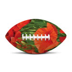 Remembrance Day Poppy Print Rugby Ball