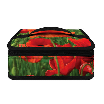 Remembrance Day Poppy Print Small Lunch Bag