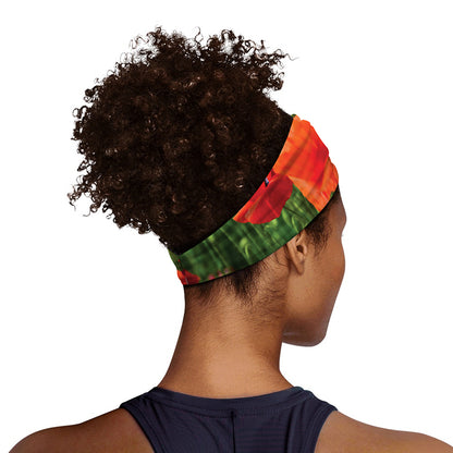 Remembrance Day Poppy Print Sports Headband