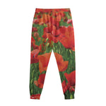 Remembrance Day Poppy Print Sweatpants