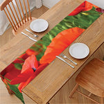 Remembrance Day Poppy Print Table Runner