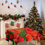 Remembrance Day Poppy Print Tablecloth