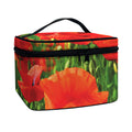 Remembrance Day Poppy Print Travel Makeup Bag