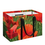 Remembrance Day Poppy Print Utility Tote Bag