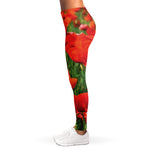 Remembrance Day Poppy Print Women's Leggings