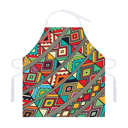 Retro African Ethnic Tribal Print Adjustable Apron