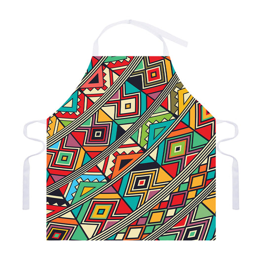 Retro African Ethnic Tribal Print Adjustable Apron
