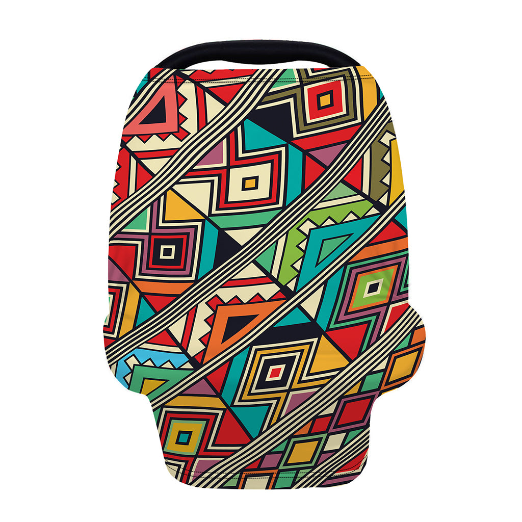 Retro African Ethnic Tribal Print Baby Seat Cover