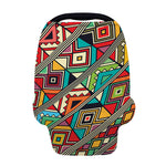 Retro African Ethnic Tribal Print Baby Seat Cover
