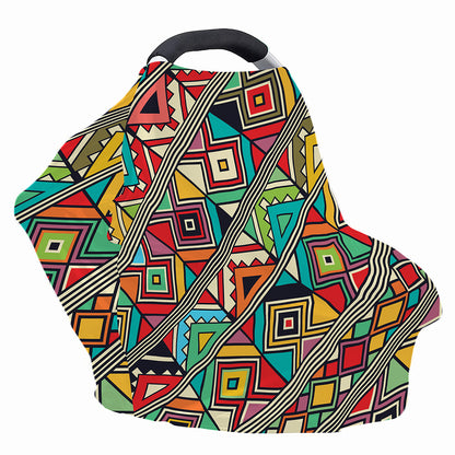 Retro African Ethnic Tribal Print Baby Seat Cover