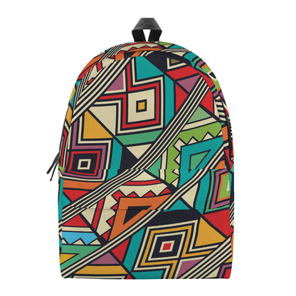 Retro African Ethnic Tribal Print Backpack