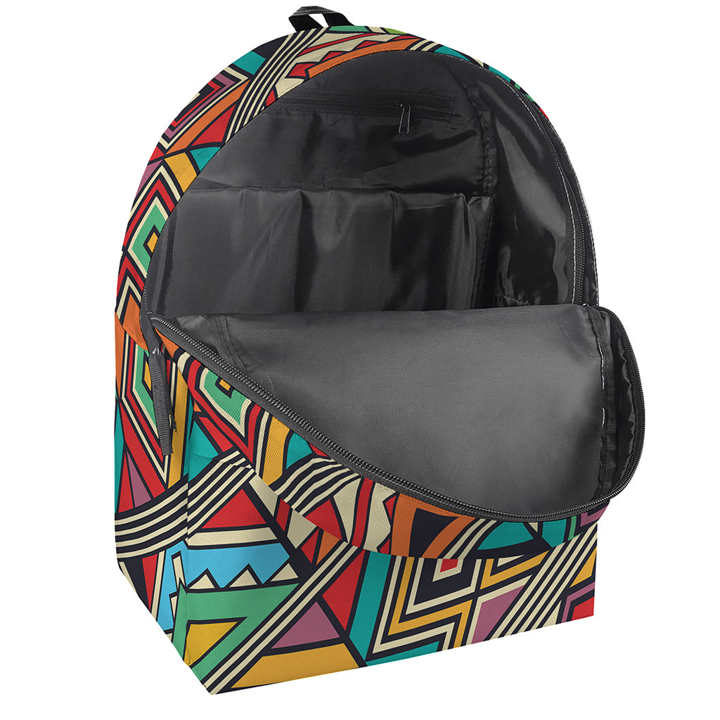 Retro African Ethnic Tribal Print Backpack