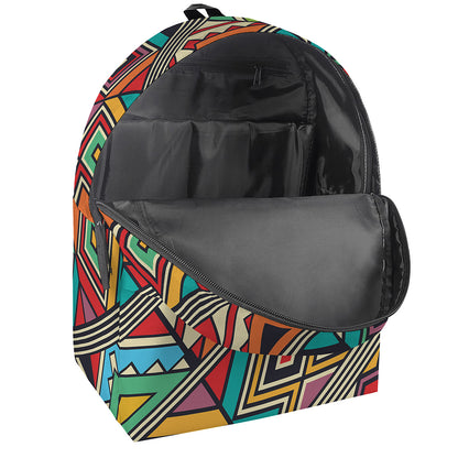 Retro African Ethnic Tribal Print Backpack